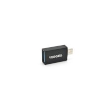 Переходник USB 2.0 AF to Micro 5P M OTG black VEGGIEG (V-OT01)