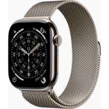 Смарт-часы Apple Watch Series 11 GPS + Cellular 46mm Natural Titanium Case with Natural Milanese Loop - M/L (MFD04RK/A)