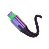 Дата кабель USB 2.0 AM to USB-C 2.0m 3A LED black Essager (EXCT-XGA0G) - Изображение 1