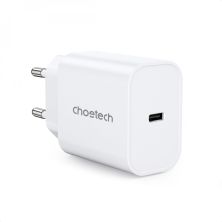 Зарядное устройство Choetech USB-C PD20W white (Q5004-V5) Зарядное устройство Choetech USB-C PD20W white (Q5004-V5)
