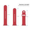 Ремінець до смарт-годинника Armorstandart Sport Band (3 Straps) для Apple Watch 42 (Series 11-10)/41/40/38 Red (ARM49076) - Зображення 2