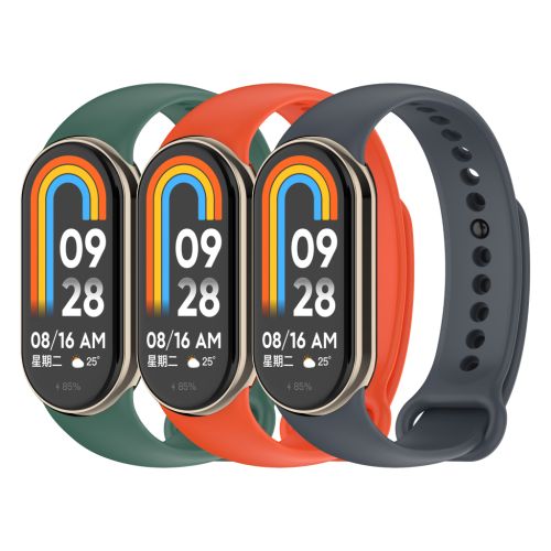 Ремінець до фітнес браслета Armorstandart комплект 3шт Xiaomi Smart Band 10/9/8 Basic (ARM75072)