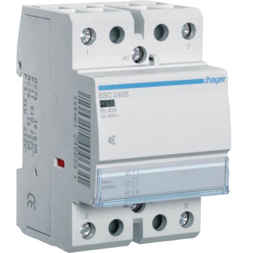 Автоматический выключатель Hager 40 A 230V 2NO (B) (ESC240S)
