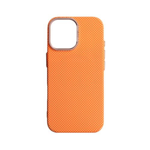 Чехол для мобильного телефона Armorstandart LikeCarbon2 SE MagCase Apple iPhone 17 Kevlar Orange Rose Gold (ARM89167)