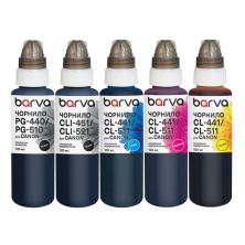 Чернила Barva Canon PGI-520PGBK pigm + CLI-521BK/C/M/Y 5x100 мл special (CPGI520-100-2MP)