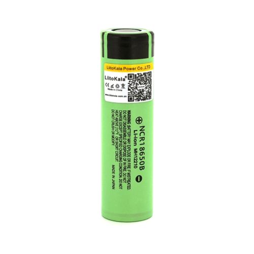 Аккумулятор 18650 3400mah (3200-3400mah), 3.7V(2.75-4.2V), Green Liitokala (Lii-34B)