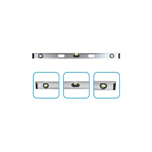 Рівень Alloid 80см, 3 капсули, 2 ручки (LD-02080)