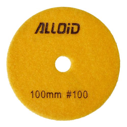 Круг зачистной Alloid Pro, алмазный, шлифовальный, на липучке, STAR, 100мм, зерно 100 (DD-63370)