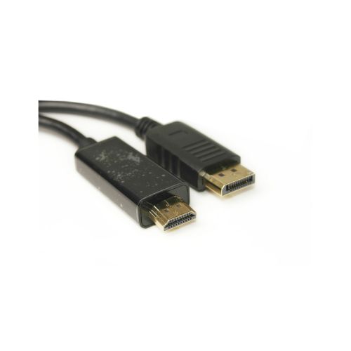 Кабель мультимедийный Display Port to HDMI 1.8m PowerPlant (KD00AS1278)