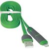 Дата кабель USB10-03BP USB - Micro USB/Lightning, green, 1m Defender (87489) - Зображення 3