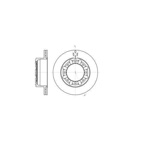 Тормозной диск REMSA 61170.10