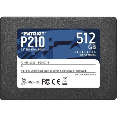 Накопичувач SSD 2.5 512GB Patriot (P210S512G25)