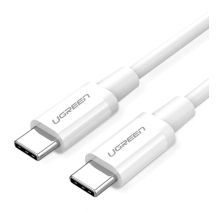 Дата кабель USB 2.0Type-C to Type-C 2.0m 18W US264 White Ugreen (60520)