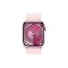 Смарт-часы Apple Watch Series 9 GPS 45mm Pink Aluminium Case with Light Pink Sport Loop (MR9J3QP/A) - Изображение 1