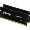 Модуль пам'яті для ноутбука SoDIMM DDR5 32GB (2x16GB) 5600 MHz Impact Black Kingston Fury (ex.HyperX) (KF556S40IBK2-32) - Зображення 1