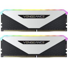Модуль памяти для компьютера DDR4 32GB (2x16GB) 3600 MHz Vengeance RGB RT White Corsair (CMN32GX4M2Z3600C18W)