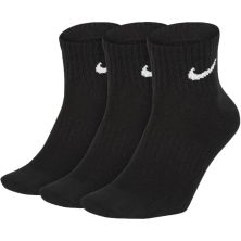 Шкарпетки Nike U NK EVERYDAY LTWT ANKLE 3PR SX7677-010 34-38 3 пари Чорні (888407237423)