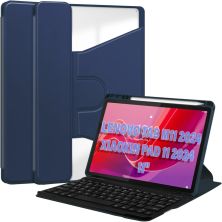 Чохол до планшета BeCover Keyboard 360° Rotatable Lenovo Tab M11 (2024) TB-TB330FU/Xiaoxin Pad 11 (2024) 11 Deep Blue (711075)