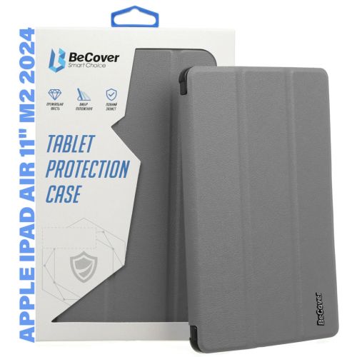 Чохол до планшета BeCover Smart Case Apple iPad Air 11 M2 2024 Gray (711386)