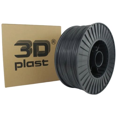 Пластик для 3D-принтера 3Dplast PLA 1.75мм, 3кг, gray - graphit (3DPLA1753GRGF)