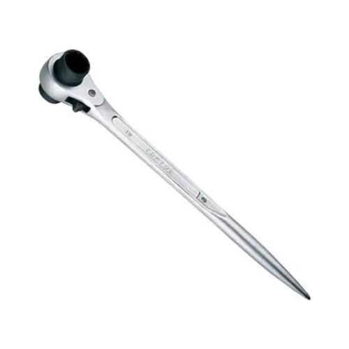 Ключ Toptul трещоточный силовой с двойной головкой 10x13мм, 240мм (AEAH1013)