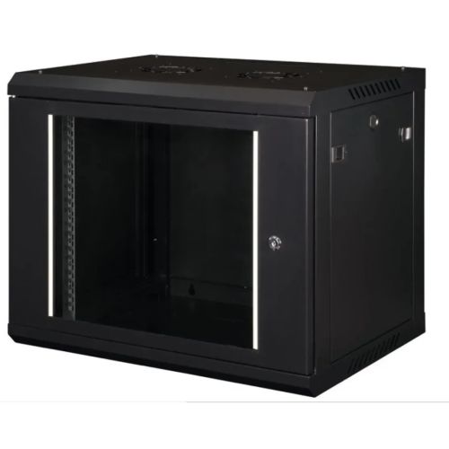Шафа настінна Hypernet 9U 19 600x600 ProLine (PL-WMNC66-9U-BLACK)