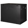 Шафа настінна Hypernet 9U 19 600x600 ProLine (PL-WMNC66-9U-BLACK) - Зображення 2