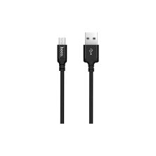 Дата кабель USB 2.0 AM to Micro 5P 1.0m 2.4A nylon X14 black HOCO (6957531062844) Дата кабель USB 2.0 AM to Micro 5P 1.0m 2.4A nylon X14 black HOCO (6957531062844)