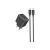 Зарядний пристрій HOCO CS13A Ocean USB-C PD20W + cable USB-C to USB-C Black (6942007603843) - Зображення 1
