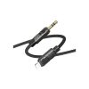 Кабель мультимедійний Lightning to 3.5mm M 1.0m BL22 black BOROFONE (6941991117749) - Зображення 3