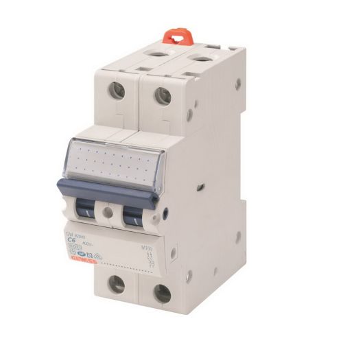 Автоматический выключатель GEWISS 2-п.  6A 6kA С (GW92045)