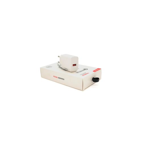 Зарядний пристрій iKAKU USB QC3.0 white (KSC-178-FEISU)