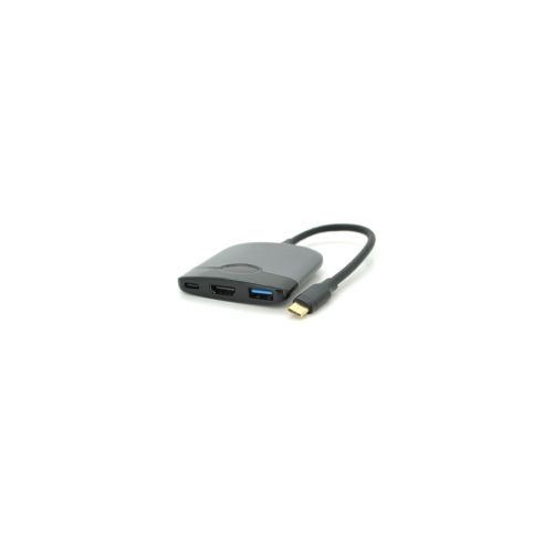 Концентратор Voltronic USB-C 3-in-1 USB 3.0 + USB-C + HDMI 0.23m black (YT-HTC3in1)