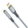 Перехідник USB-C to 3.5mm F 0.14m gray ColorWay (CW-AD-CJ) - Зображення 3