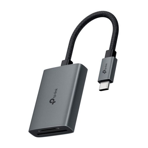 Считыватель флеш-карт TP-Link USB-C SD + TF silver (UA430C)