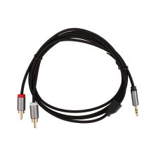 Кабель мультимедійний 3.5mm M to 2xRCA M 1.8m Cabletime (CA914005)
