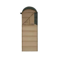 Спальний мішок Naturehike з капюшоном Sunny Day PL02 U450 CNK2550WS028, (3,9°C), правий, коричнево-зелений (6977465868435)