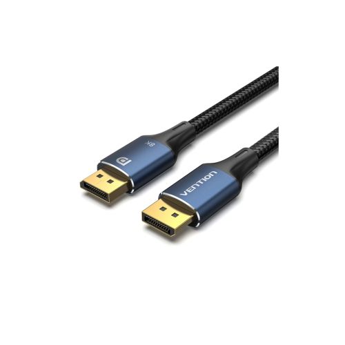 Кабель мультимедійний DisplayPort M to DisplayPort M 1.5m 8K60Hz blue Vention (HCELG)