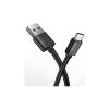 Дата кабель USB 2.0 AM to Type-C 0.3m Nets T-C801 Black T-Phox (T-C801(0.3) Black) - Зображення 2