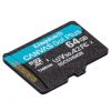 Карта памяти Kingston 64GB microSD class 10 UHS-I U3 A2 Canvas Go Plus (SDCG3/64GBSP) - Изображение 1