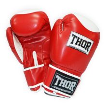 Боксерские перчатки Thor Competition 16oz Red/White (500/01(Leath) RED/WHITE 16 oz.)