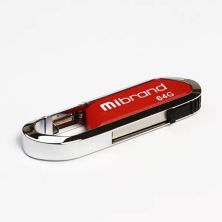 USB флеш накопичувач Mibrand 64GB Aligator Red USB 2.0 (MI2.0/AL64U7DR)