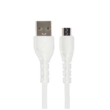 Дата кабель USB 2.0 AM to Micro 5P 3A white Proda (PD-B47m-WHT)