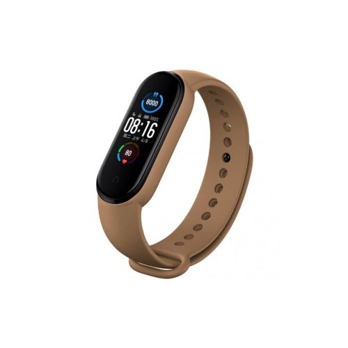 Ремешок для фитнес браслета BeCover Silicone для Xiaomi Mi Smart Band 5/6/7 Brown (707651)