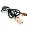 Дата кабель USB 2.0 AM to Type-C 1.0m black Dengos (NTK-TC-SET-BLACK) - Зображення 1