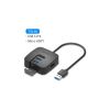 Концентратор Vention USB 3.0 to 4xUSB 3.0 + MicroUSB black (CHBBB) - Зображення 1