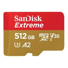 Карта пам'яті SanDisk 512GB microSD class 10 UHS-I U3 V30 Extreme (SDSQXAV-512G-GN6MN)