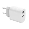 Зарядное устройство Gembird 1xUSB-A+1xUSB-C 5V/2.4A (12W) white (TA-UC-2AC12-01) - Изображение 2