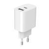 Зарядний пристрій Gembird 1xUSB-A+1xUSB-C 5V/2.4A (12W) white (TA-UC-2AC12-01) - Зображення 3