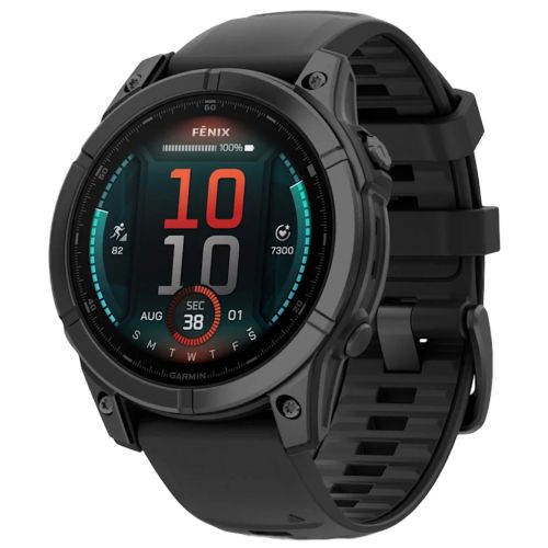 Смарт-часы Garmin fenix E, 47mm, Slate Gray Steel/Black, GPS (010-03025-01)